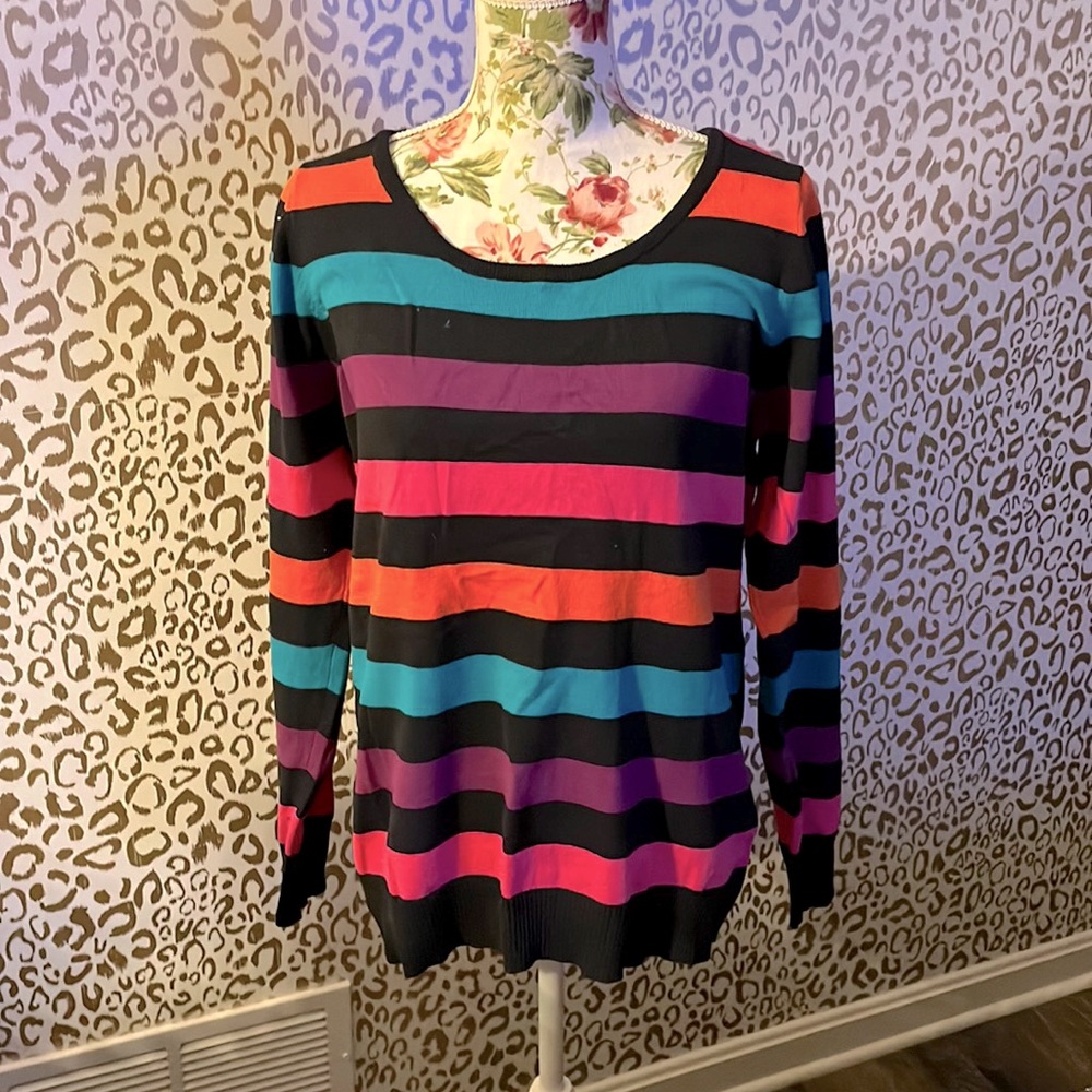 Forever 21 multi-colored striped sweater!